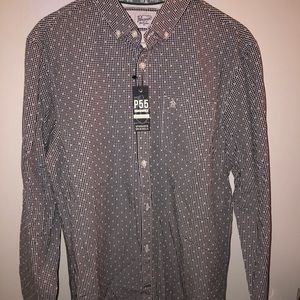 Patterned Penguin Button up